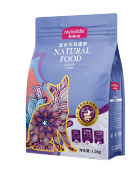 麦富迪 三文鱼味肠道健康天然粮全期猫粮1.5kg
